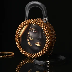 Sanatsal Boncuk Detaylı El Yapımı Çanta